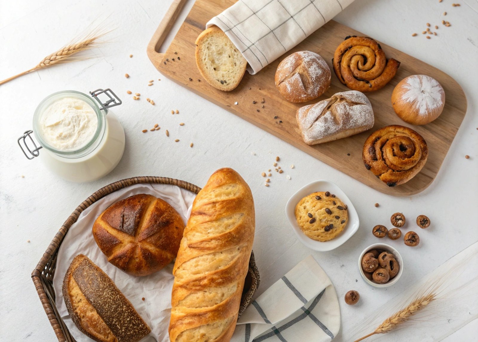 Fluffy discard pancakes stacked with berries, quick breakfast delight. #SourdoughDiscard #EasyRecipes